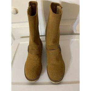 Diba Tan Suede Leather COWGIRL-Western Boots Sz‎ 10